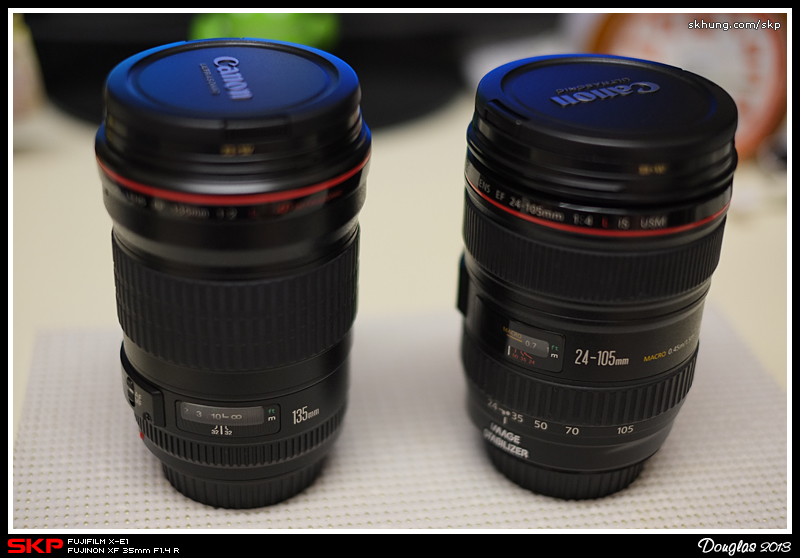 Canon, EF 135mm f/2L, EF 24-105mm f/4L