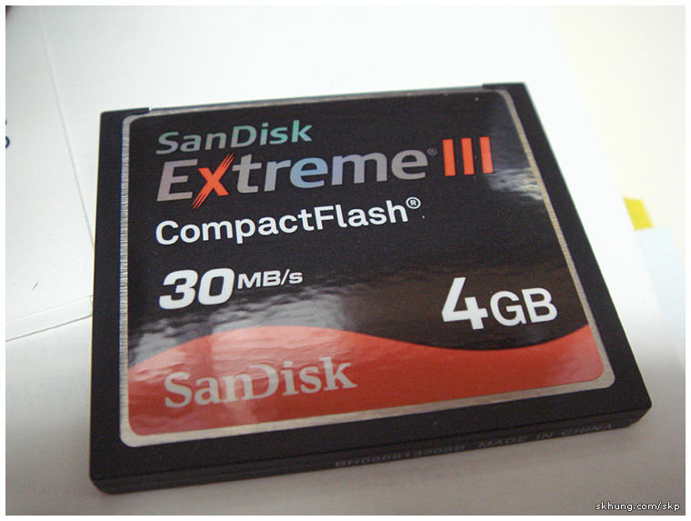 Sandisk, Extreme III, CompactFlash